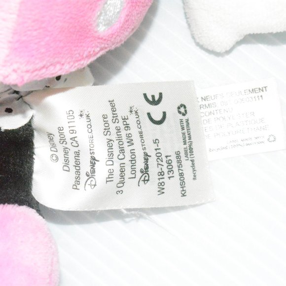 Disney Store Minnie Mouse Plush Bean Bag Plush Toy - Picture 7 of 8